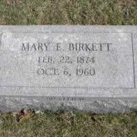 Mary E BIRKETT